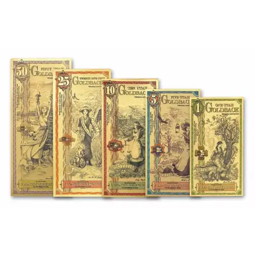 1/1000th Troy Ounce 24k Goldback (Random)