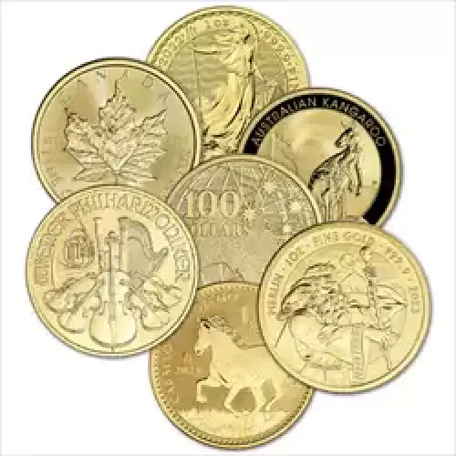 1 OZ GOLD COIN MISC TYPE