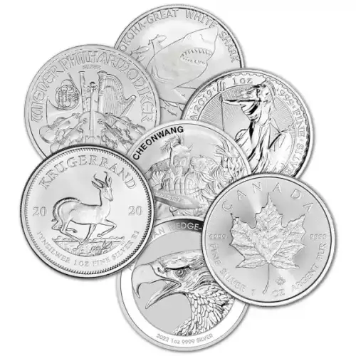 1 OZ SILVER SOVEREIGN MINT COINS MISC TYPE