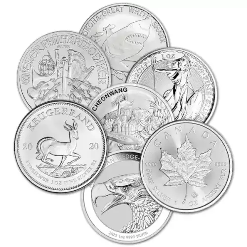 1 OZ SILVER SOVEREIGN MINT COINS MISC TYPE