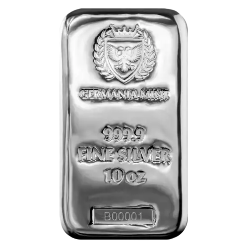 10oz Germania Mint Silver Bar (3)