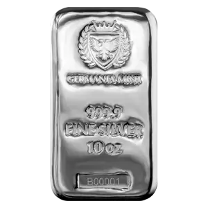 10oz Germania Mint Silver Bar (3)