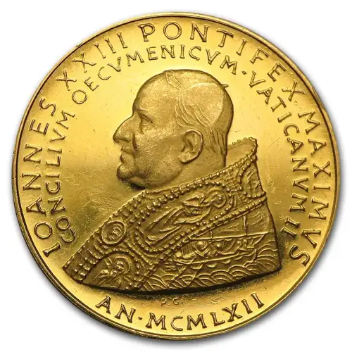 1962 Vatican City Gold Medal Pope John XXIII
