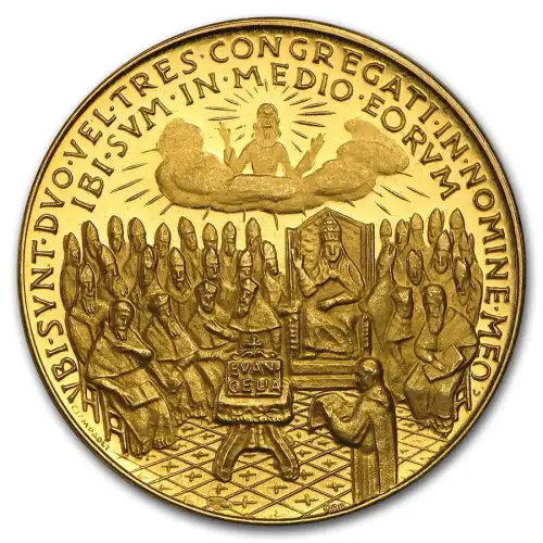 1962 Vatican City Gold Medal Pope John XXIII  (2)