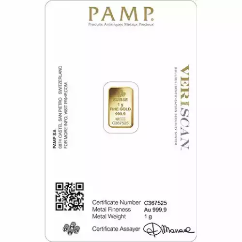 1g PAMP Gold Bar - Fortuna (4)