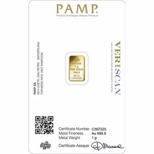 1g PAMP Gold Bar - Fortuna (4)