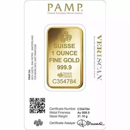 1oz PAMP Gold Bar - Fortuna (3)