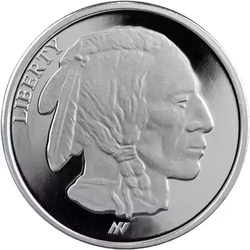 1oz Silver Round Buffalo Asahi Mint