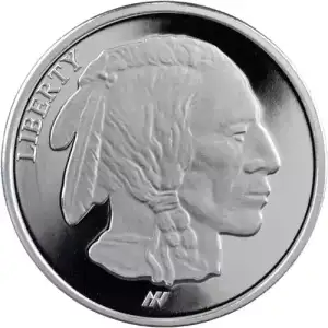 1oz Silver Round Buffalo Asahi Mint