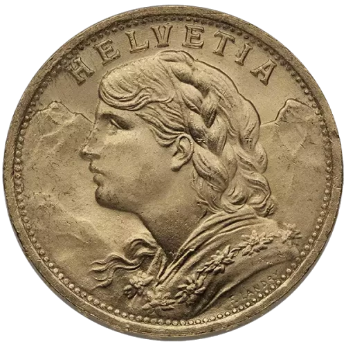 20 FRANC SWISS GOLD COIN