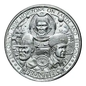 2020 Frontiers 1 oz Silver Round - Westward Ho (2)