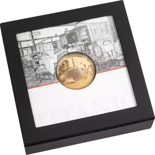2022 Cook Islands 1 oz Gold High Relief Titanic