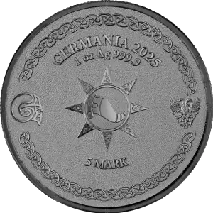 2025 1 oz Ragnarök: Heimdall Black Silver Coin (2)